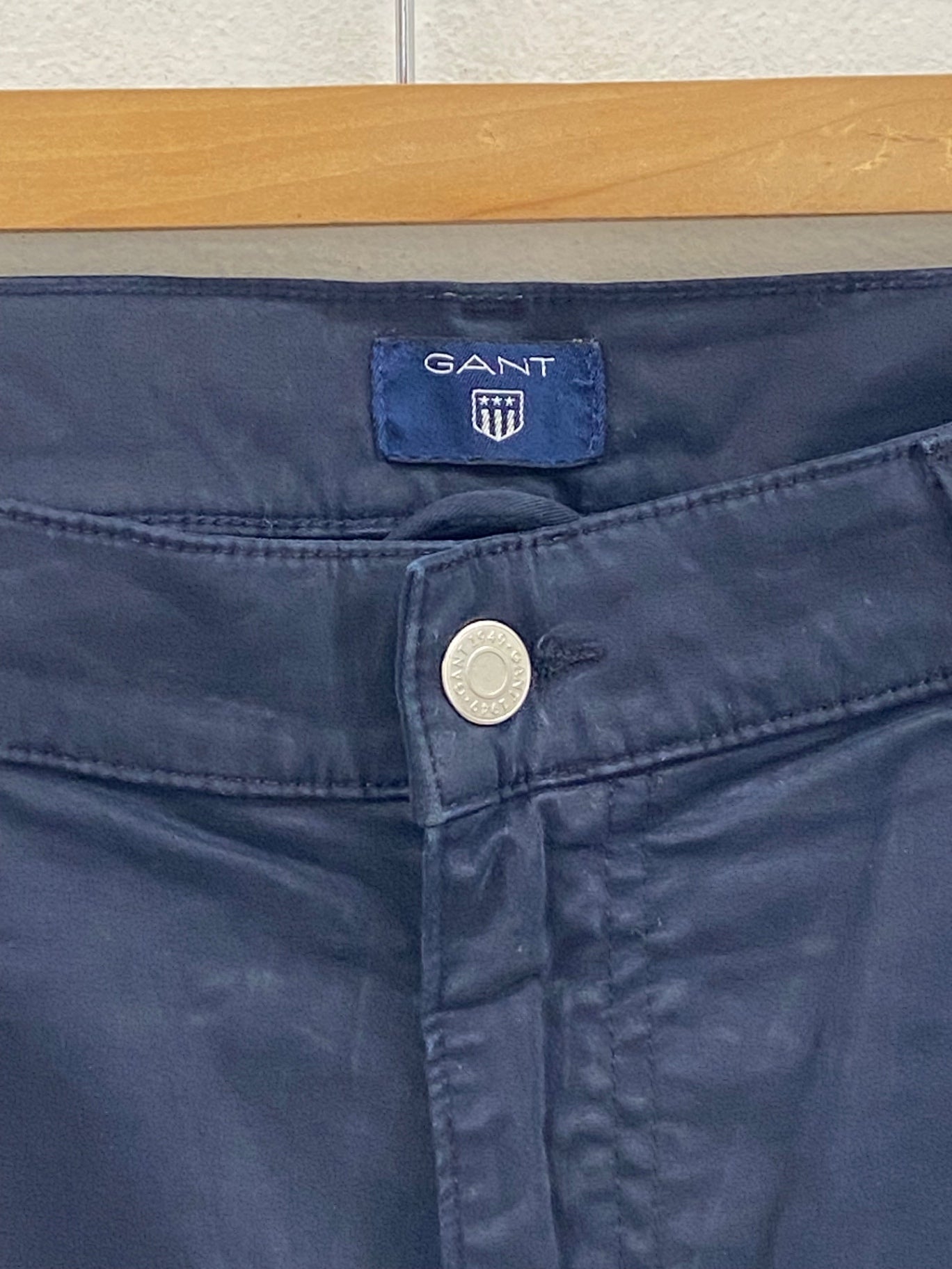 Fabulous GANT jeans slim straight casual 38R Navy blue NK596