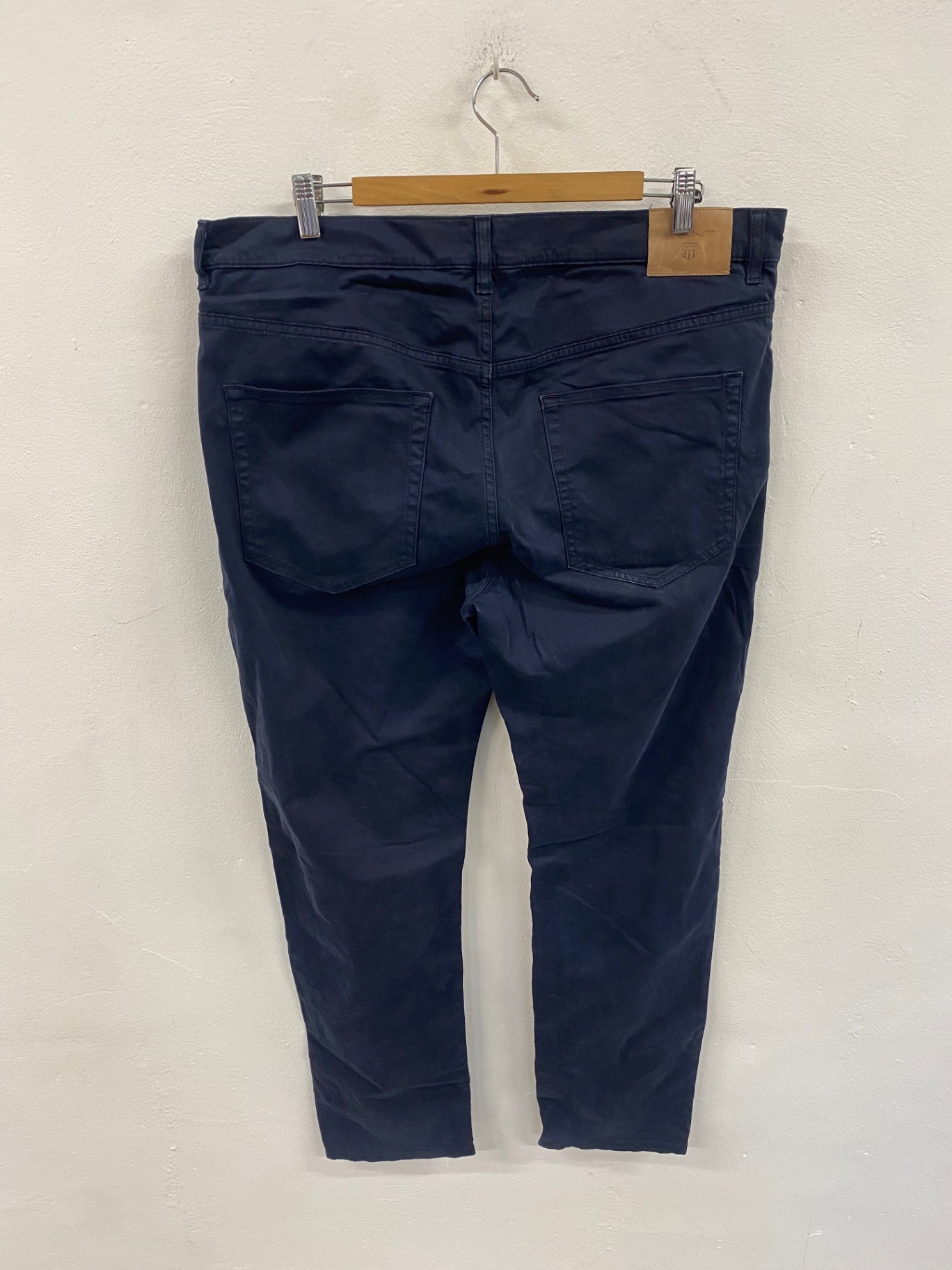 Fabulous GANT jeans slim straight casual 38R Navy blue NK596