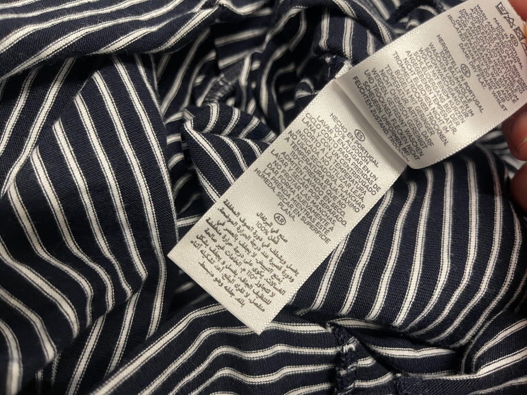 Fabulous Hobbs NW3 Dress Uk 10 Navy and White CH600
