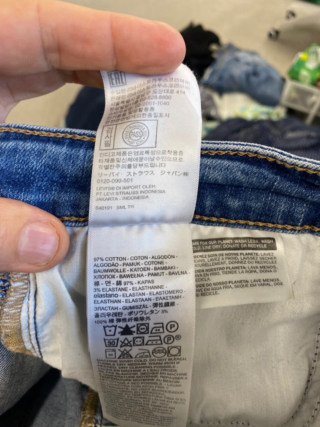 Fabulous Levi's 721 High rise Skinny jeans 30 mid blue Big E CH600 