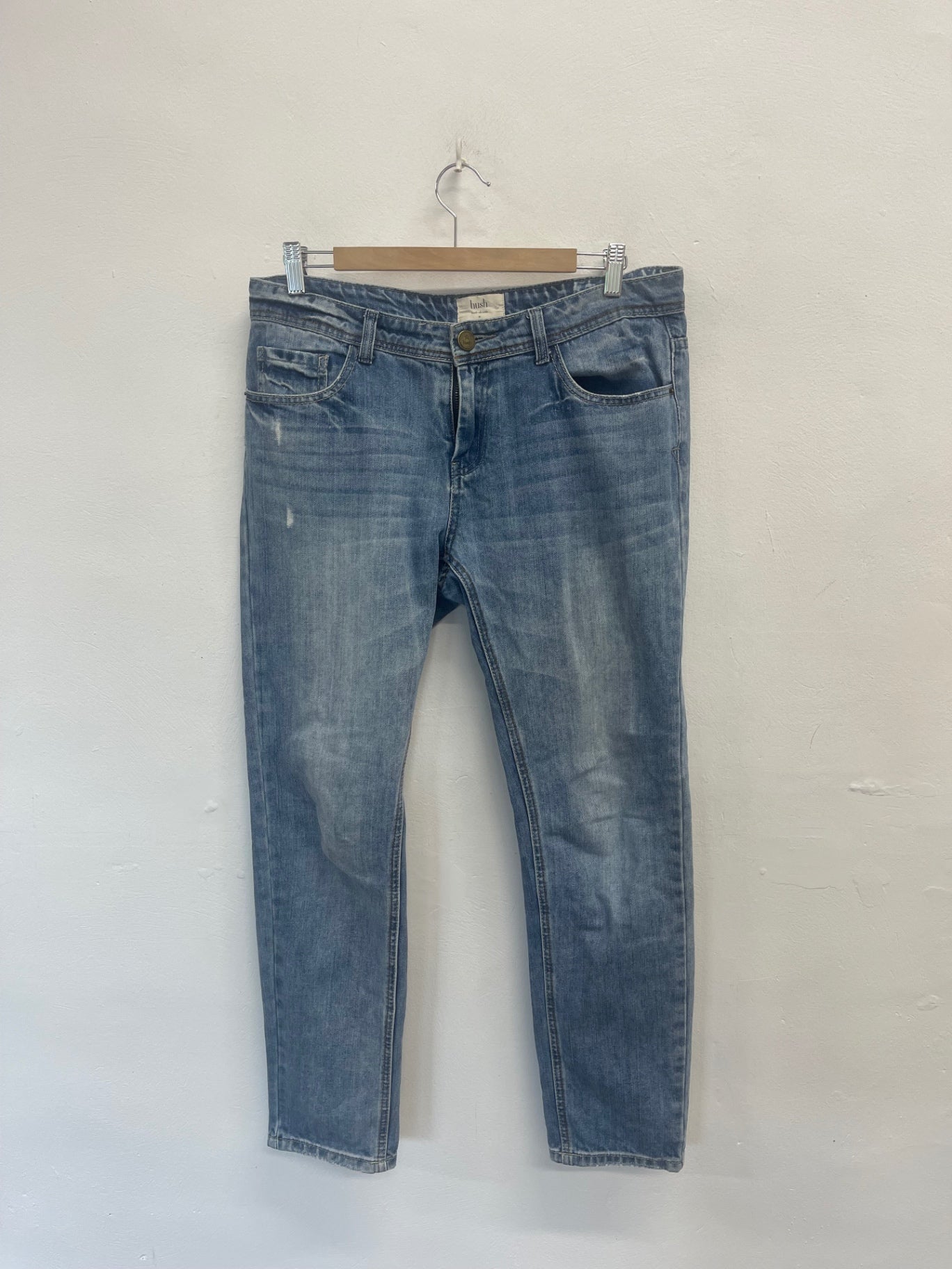 Fabulous hush straight Jeans UK12 Blue star CH600