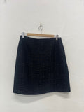 Fabulous Hobbs London boucle sparkle Skirt UK 10 Black CH600