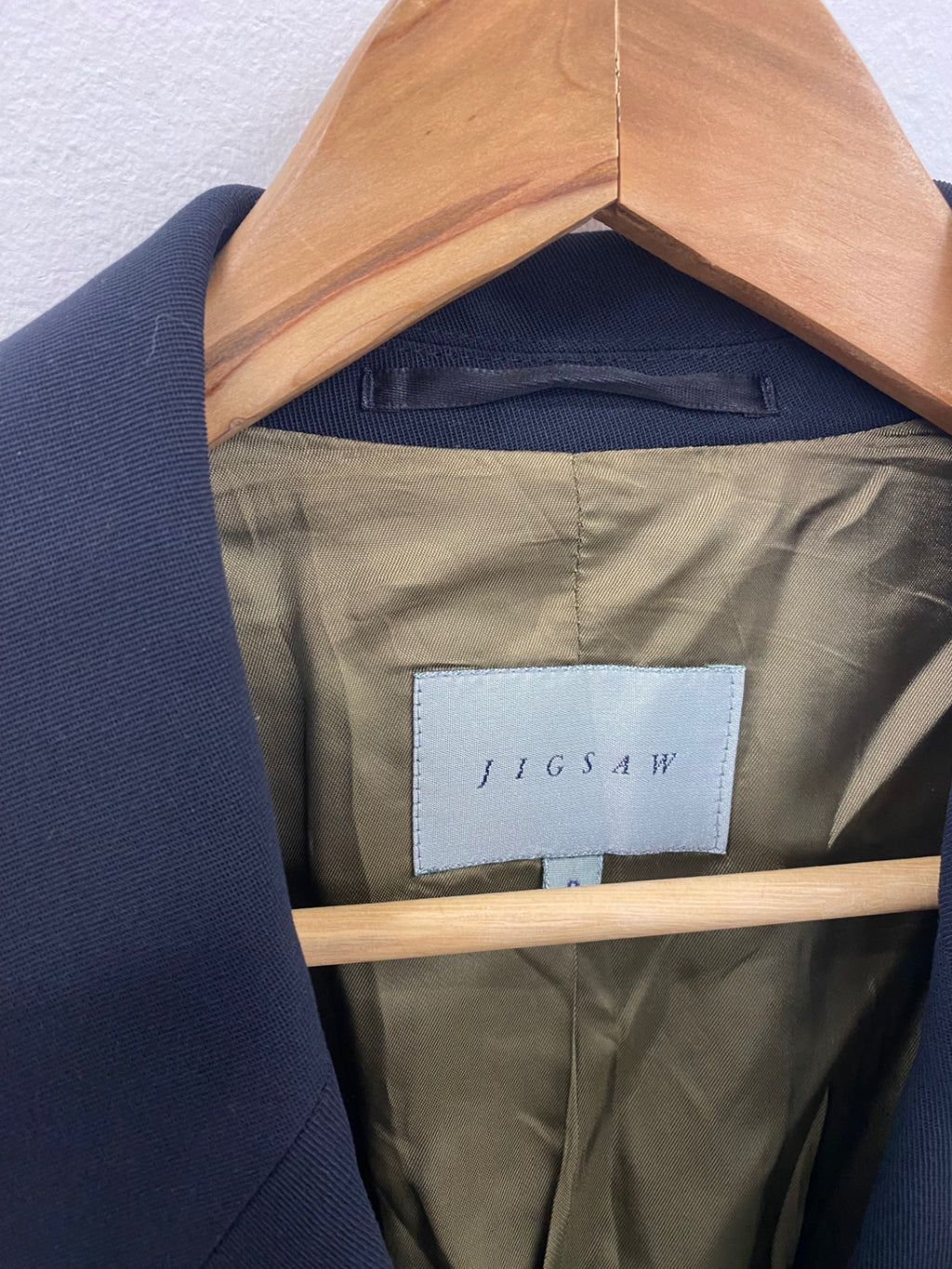 Fabulous JIGSAW Blazer UK8 Navy Classic tailoring CH600