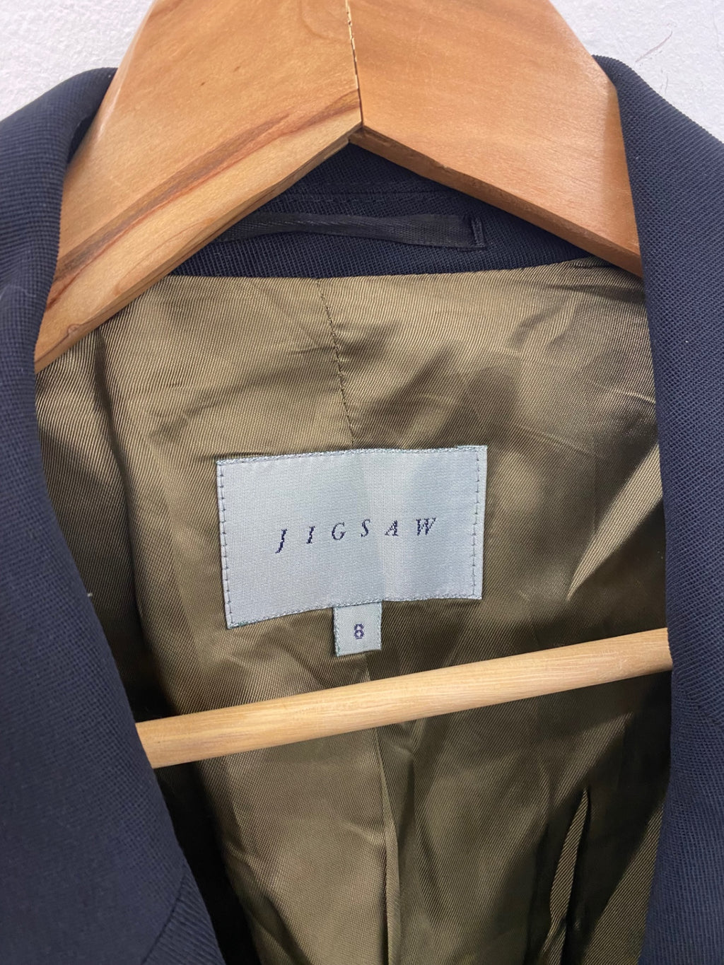 Fabulous JIGSAW Blazer UK8 Navy Classic tailoring CH600