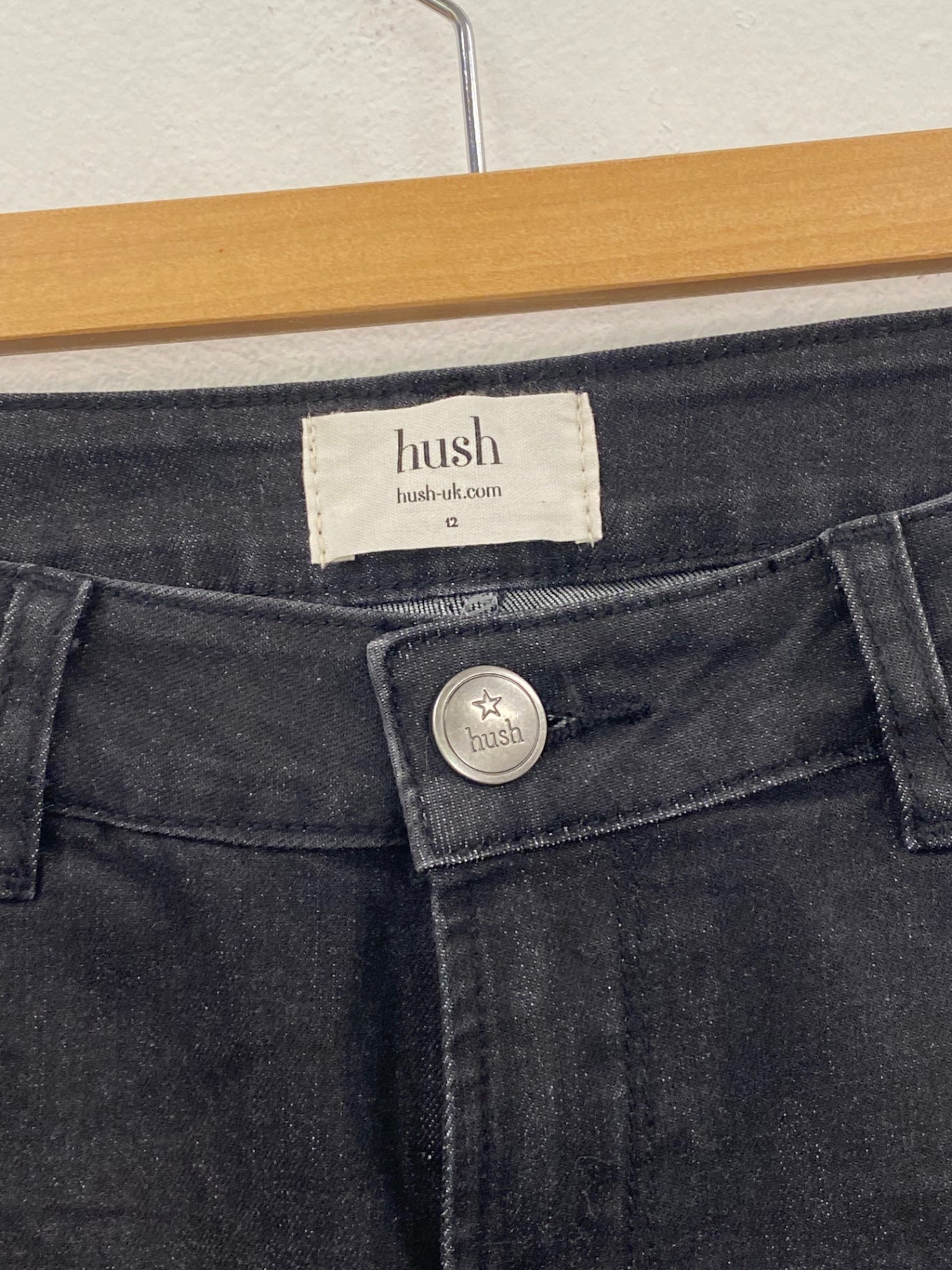 Fabulous Hush Skinny Jeans classic quality UK12 Black wash CH600