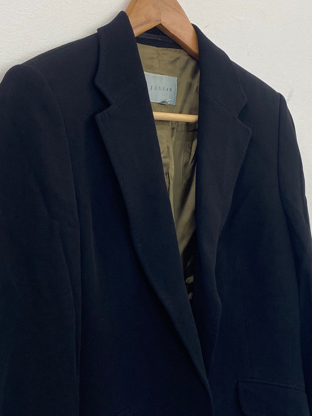 Fabulous Jigsaw classic Blazer UK8 Black simple chic CH600