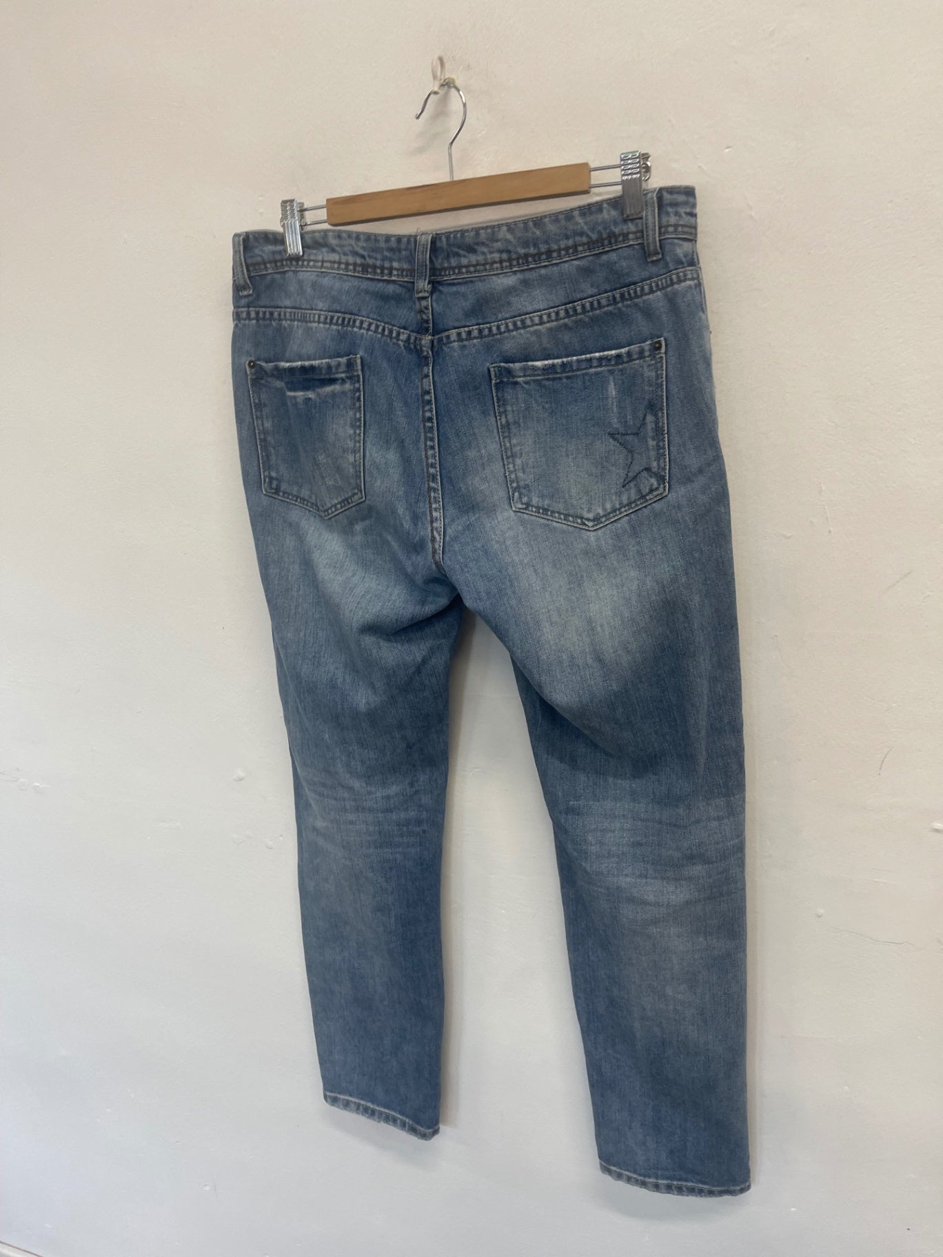 Fabulous hush straight Jeans UK12 Blue star CH600