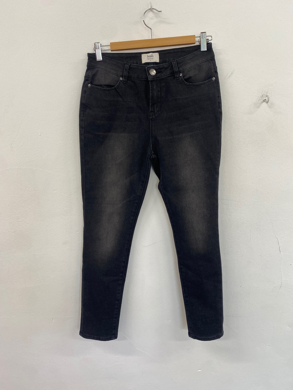 Fabulous Hush Skinny Jeans classic quality UK12 Black wash CH600