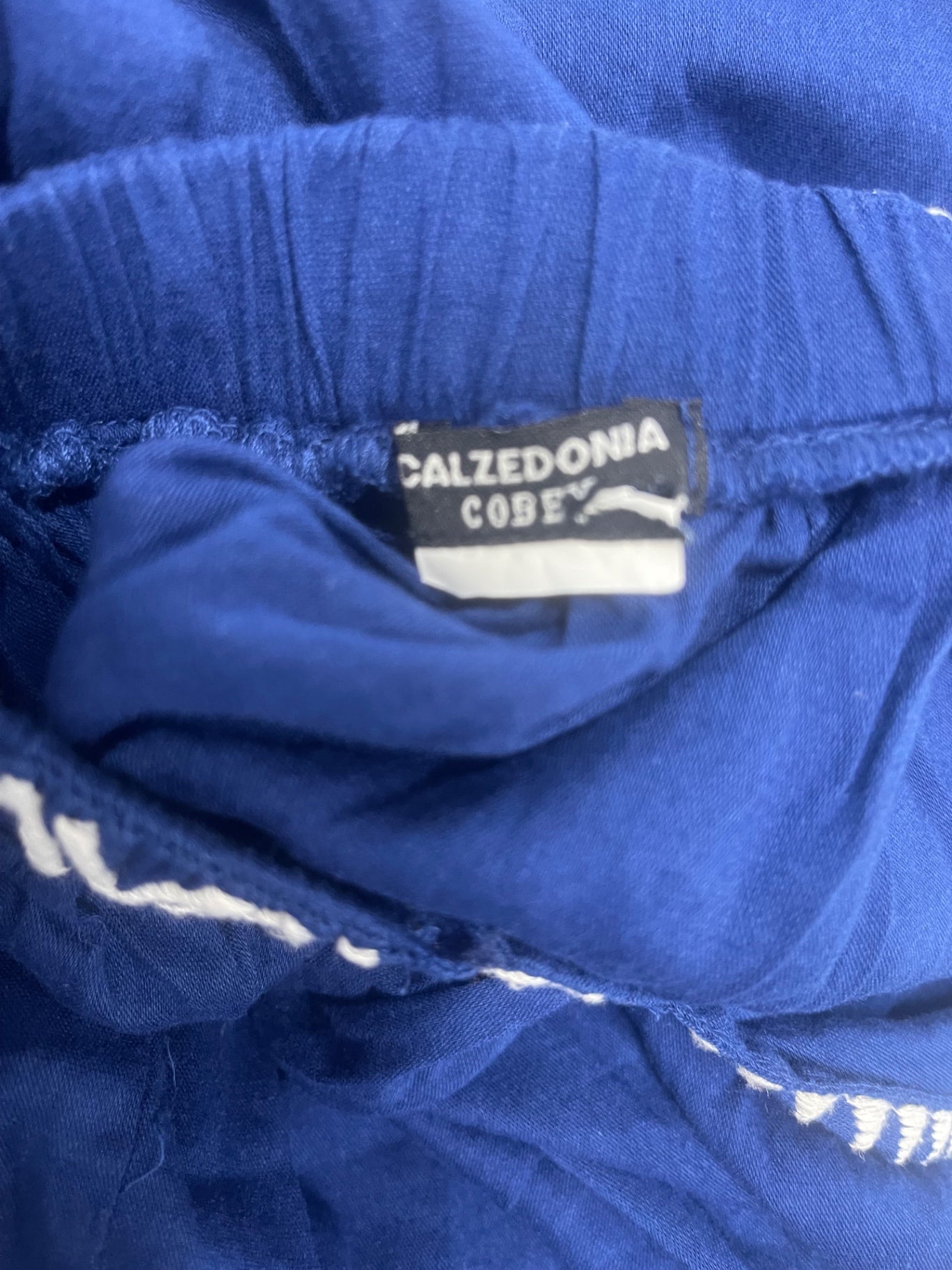 Fabulous Calzedonia beach maxi Dress Uk10 Blue Greek CH600