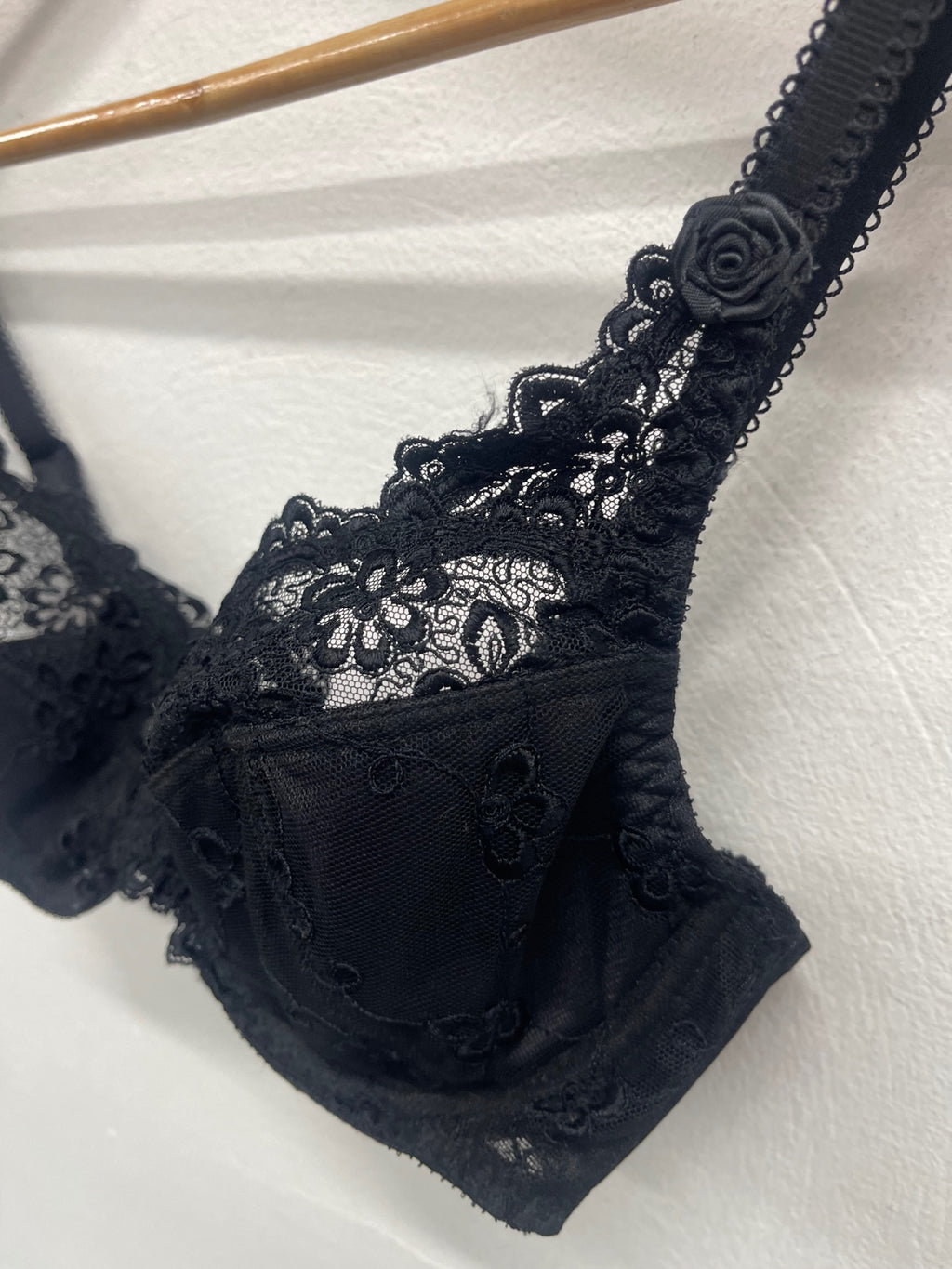 Fabulous Rigby & Peller underwired bra Lingerie 32D Black CH600