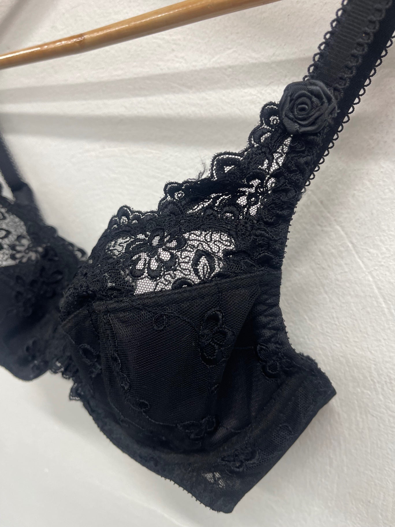 Fabulous Rigby & Peller underwired bra Lingerie 32D Black CH600