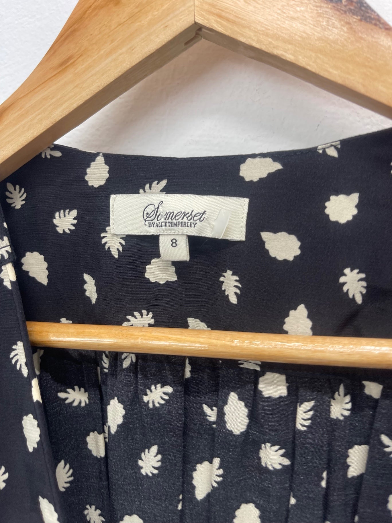 Fabulous Somerset by Alice Temperley Jumpsuit UK8 Black Oriental vibes CH600
