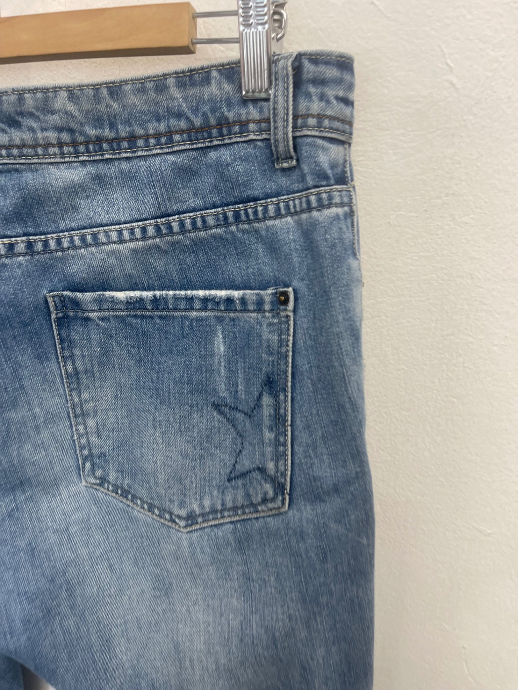 Fabulous hush straight Jeans UK12 Blue star CH600