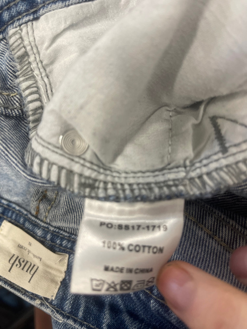Fabulous hush straight Jeans UK12 Blue star CH600