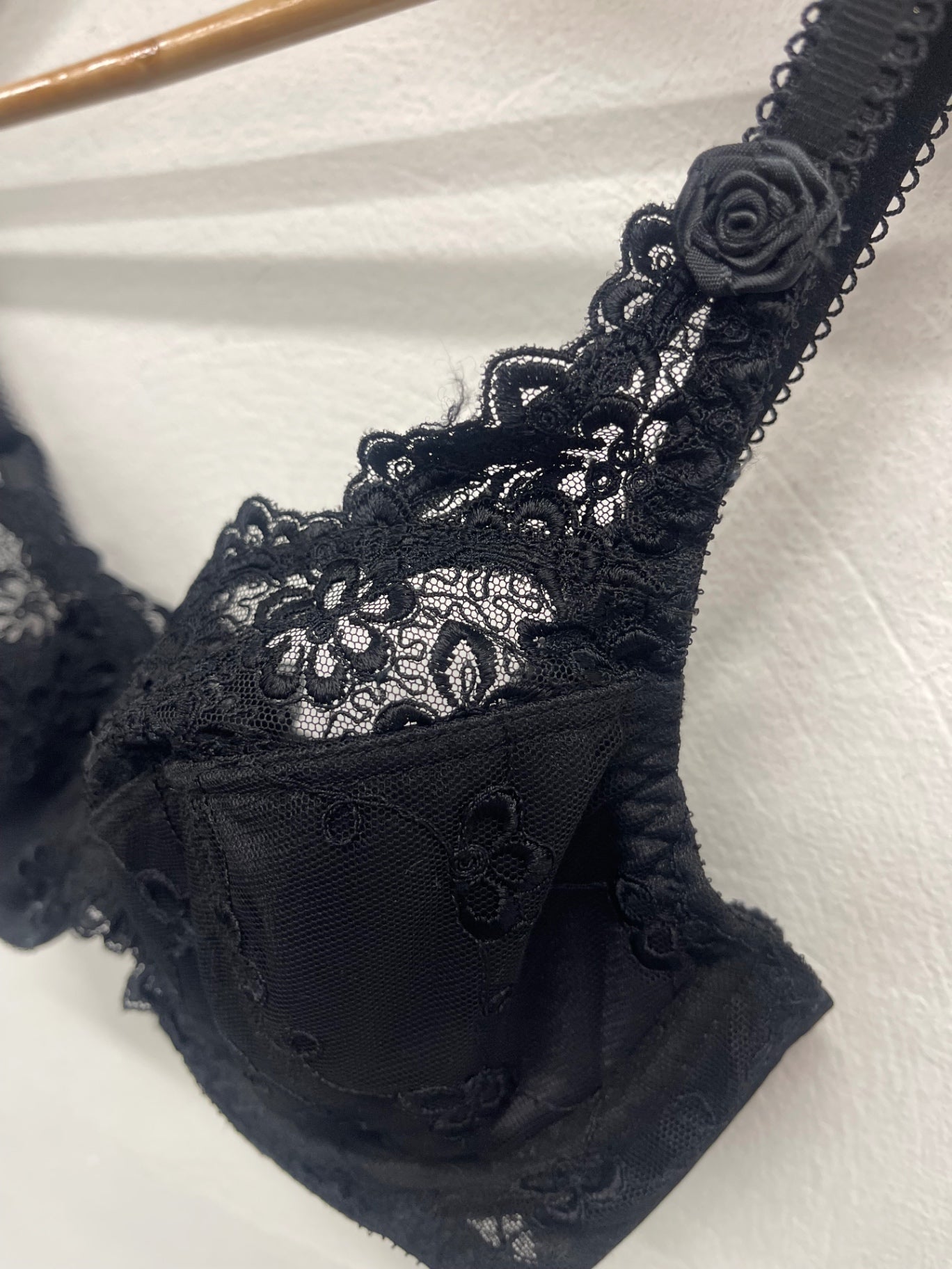 Fabulous Rigby & Peller underwired bra Lingerie 32D Black CH600
