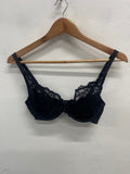 Fabulous Rigby & Peller underwired bra Lingerie 32D Black CH600