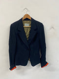 Fabulous JIGSAW Blazer UK8 Navy Classic tailoring CH600