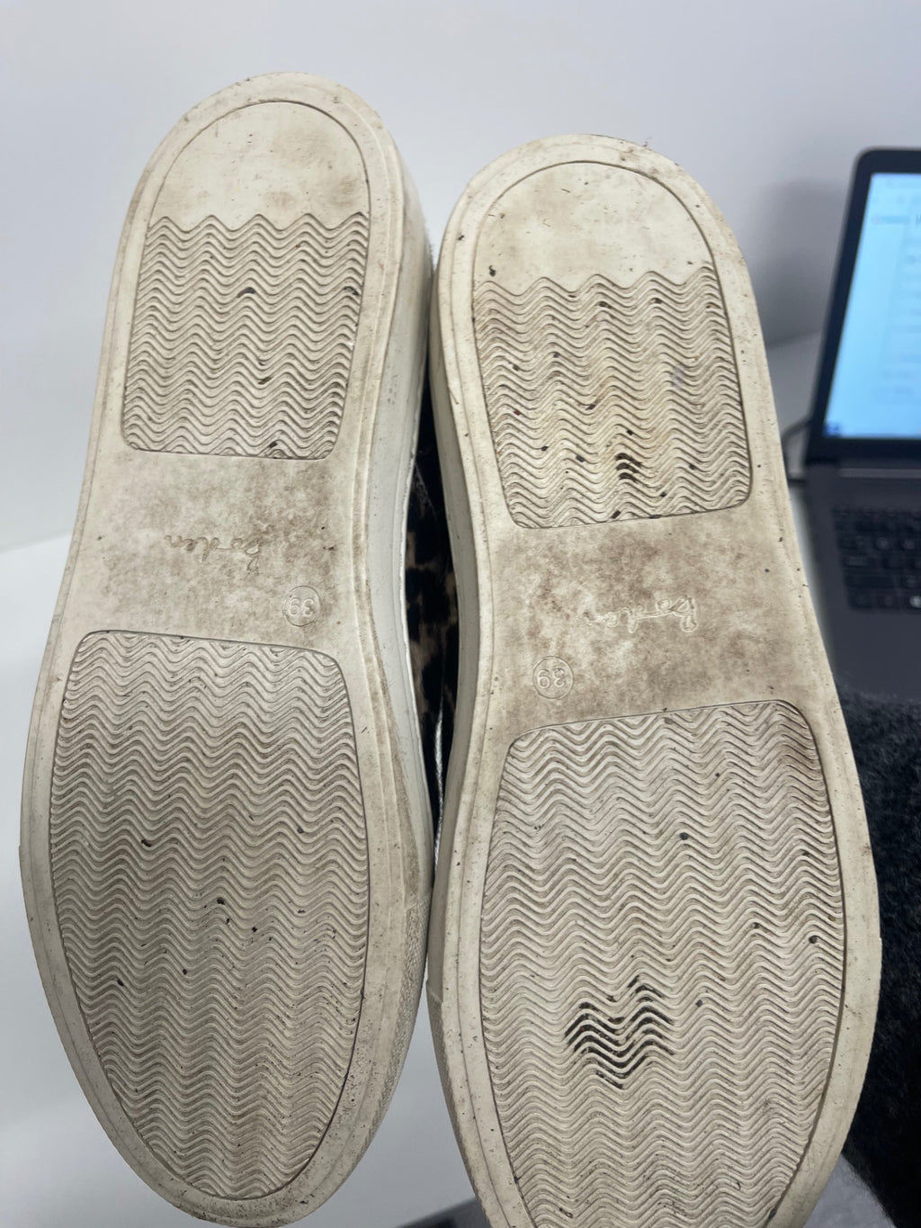 Fabulous Boden leather high top Sneakers uk6 Leopard print CH600