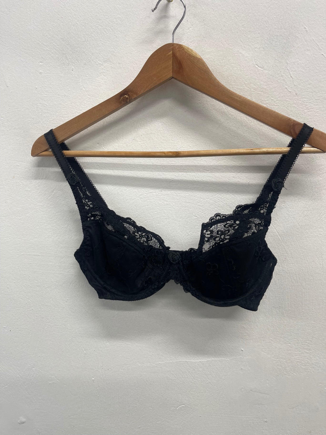 Fabulous Rigby & Peller underwired bra Lingerie 32D Black CH600
