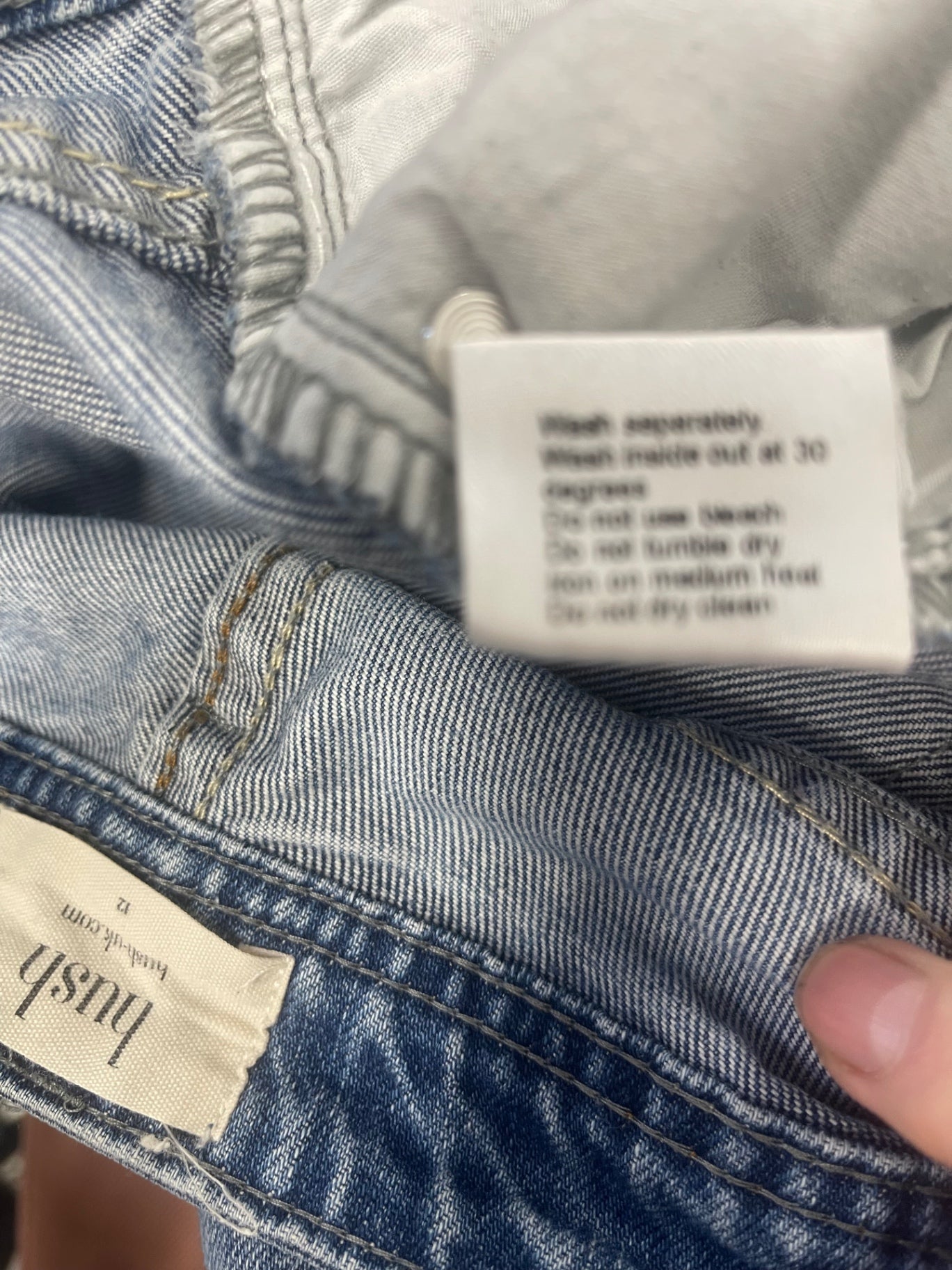 Fabulous hush straight Jeans UK12 Blue star CH600