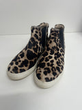 Fabulous Boden leather high top Sneakers uk6 Leopard print CH600