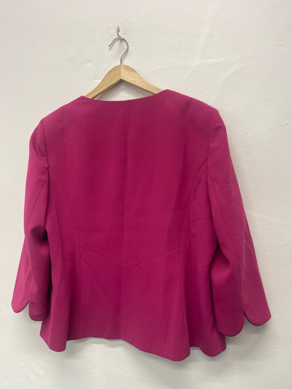 Fabulous Jacques Vert occasion party  Blazer Uk18 Pink AS602