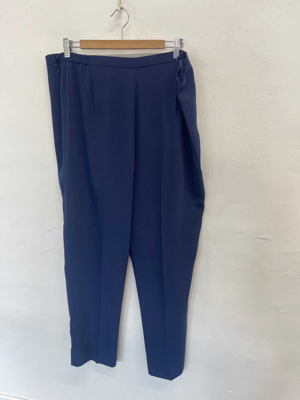 Fabulous Jacques Vert French Navy occasion Pants UK22 Navy AS602