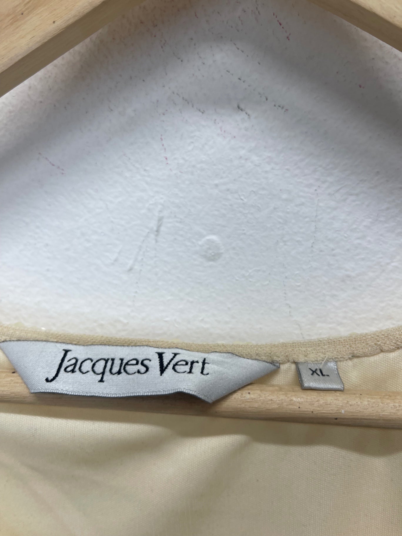 Fabulous Jacques Vert sequin  Blouse UkXL Cream/Beige Party occasion AS602