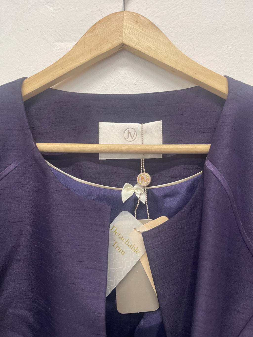 Fabulous Jacques Vert occasion party Blazer uk24 Purple AS602