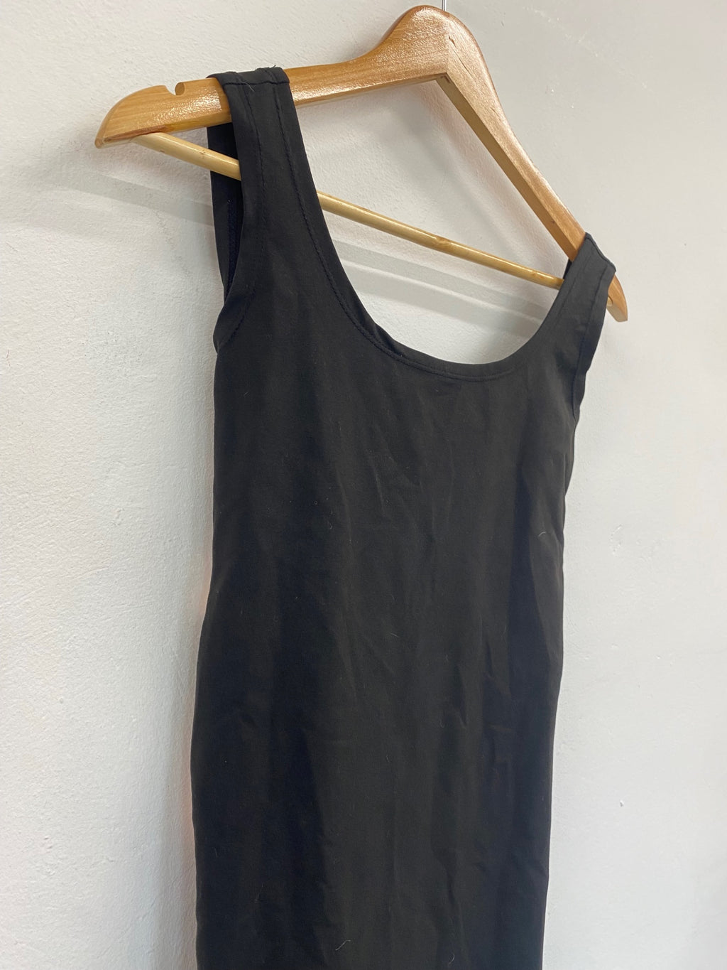Fabulous Quontum Y2K black bodycon scuba dress UK10 sd533