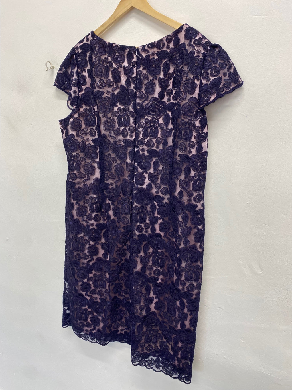Fabulous Jacques Vert occasion event  Dress UK24 Dark Purple new AS602