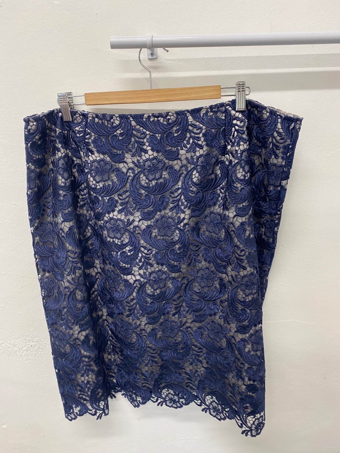 Fabulous Jacques Vert occasion MOd Outfit set uk22/ 24 Navy Blue AS602