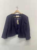 Fabulous Jacques Vert occasion party Blazer uk24 Purple AS602