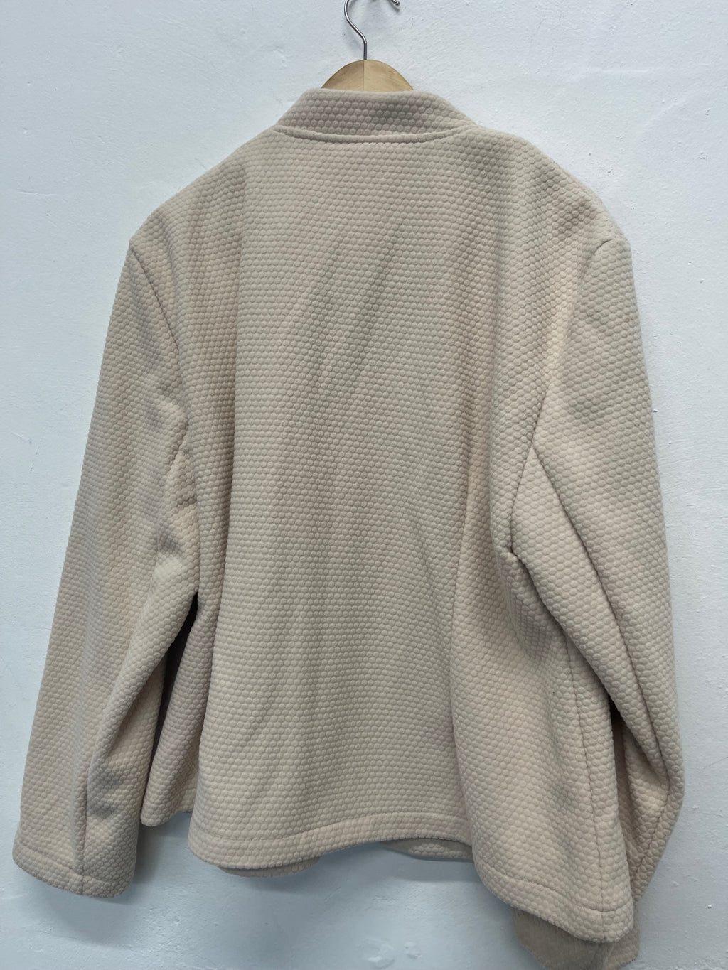 Fabulous Dash fleece activewear Jacket UK22 Beige AS602