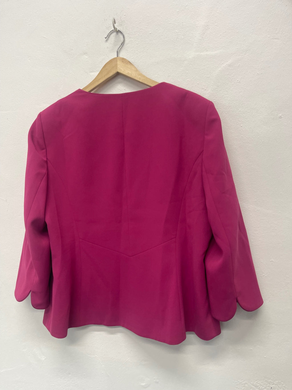 Fabulous Jacques Vert occasion party  Blazer Uk18 Pink AS602