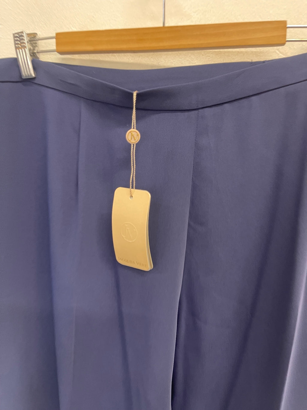 Fabulous Jacques Vert French Navy occasion Pants UK22 Navy AS602