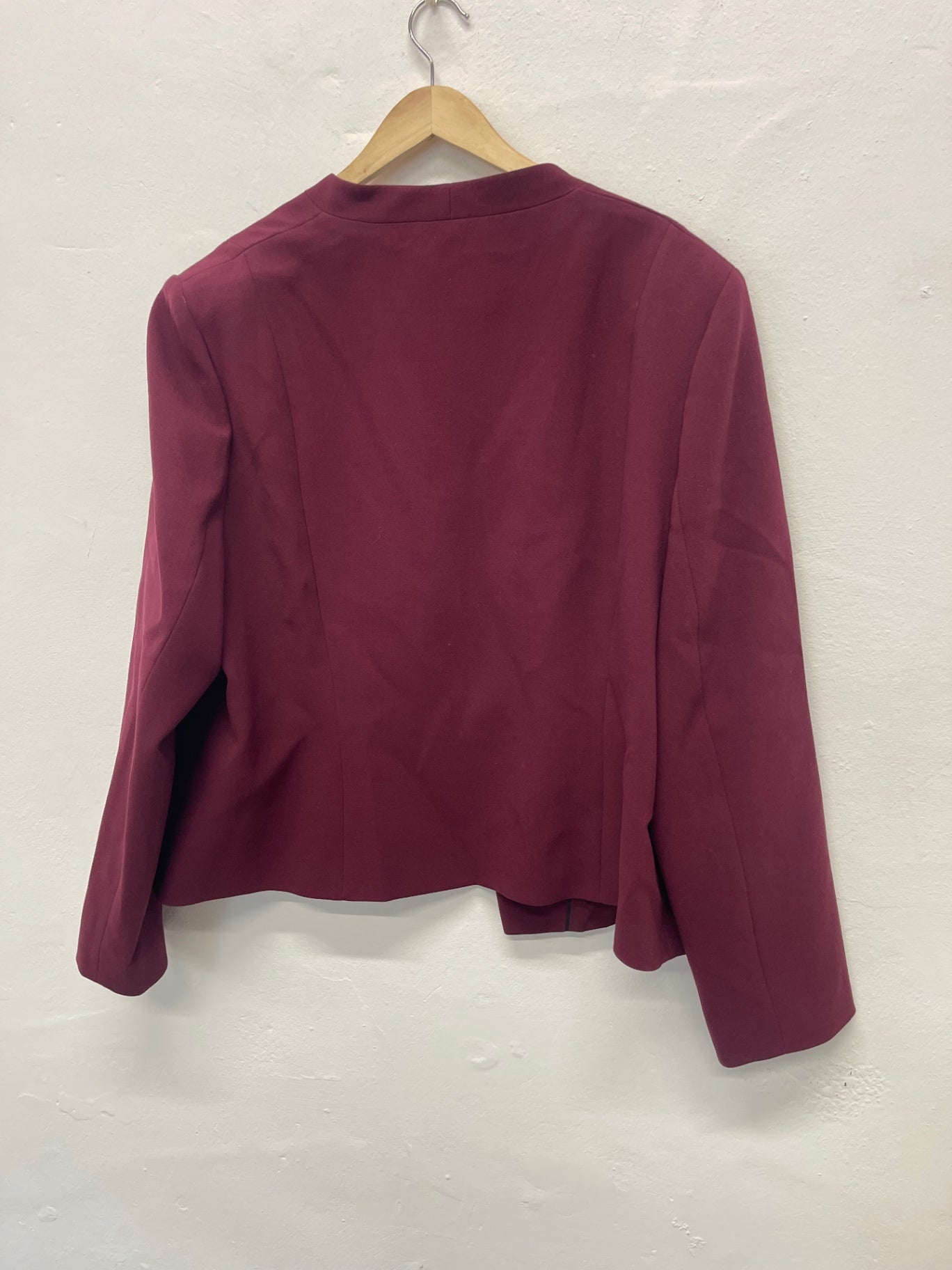 Fabulous Jacques Vert occasion Jacket UK24 Burgundy new AS602