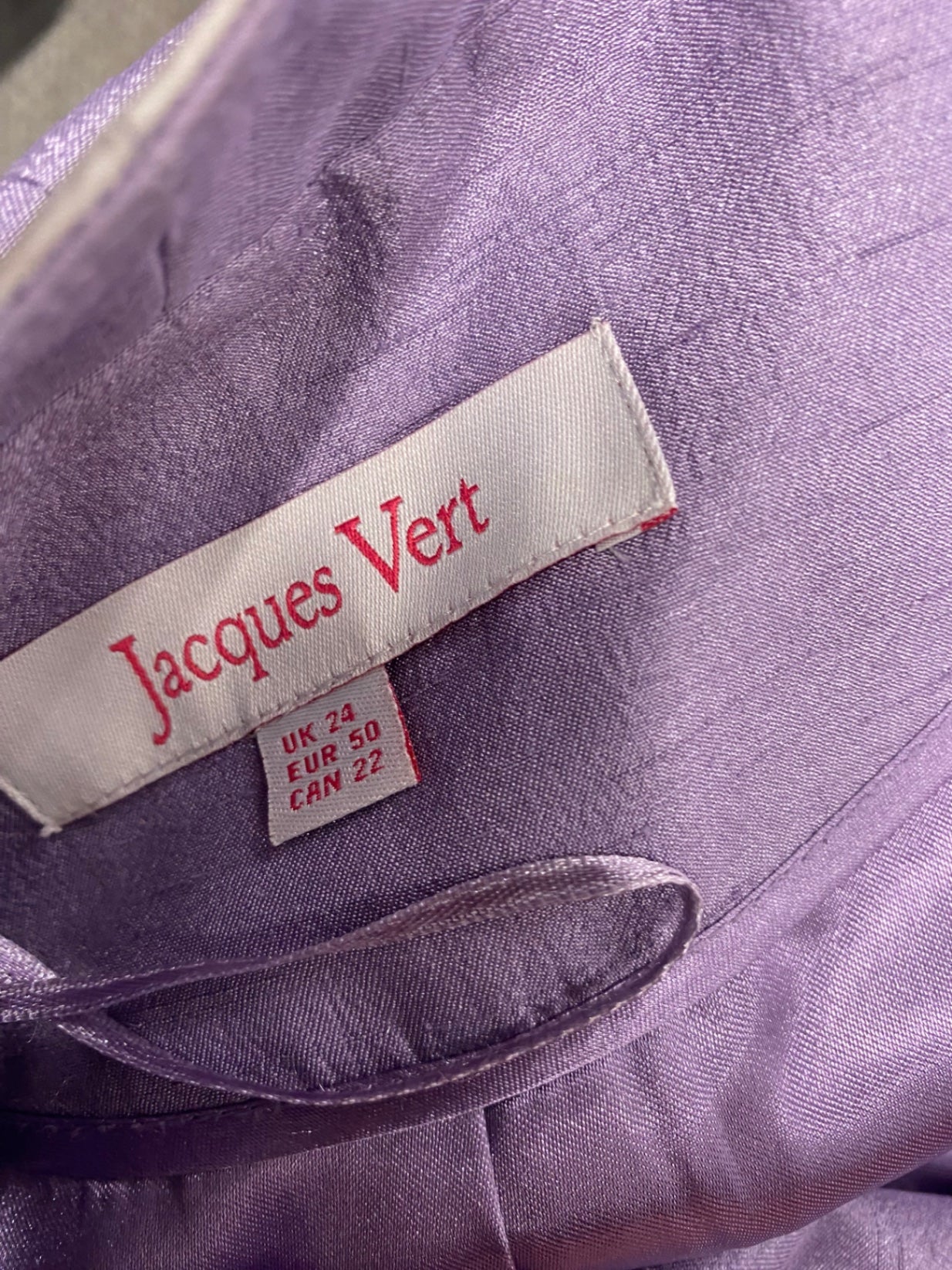 Fabulous Jacques Vert occasion event Jacket UK24 Lilac AS602