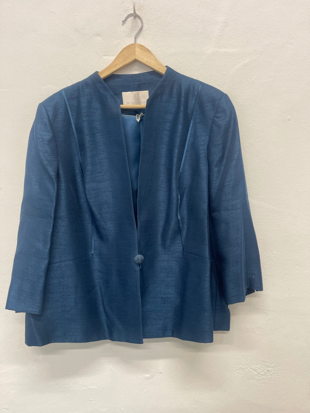 Fabulous Jacques Vert occasion jacket UK24 Blue AS602