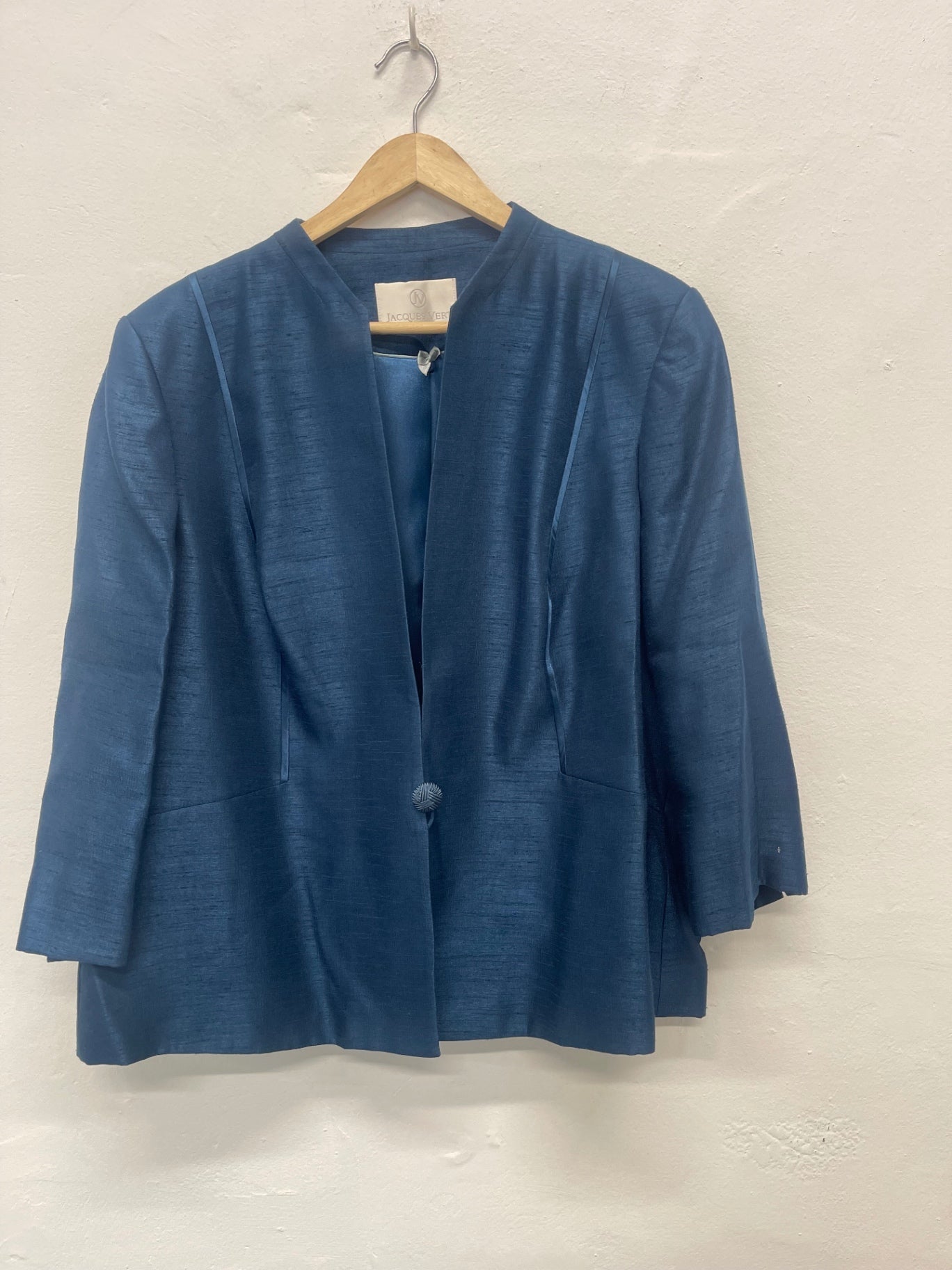 Fabulous Jacques Vert occasion jacket UK24 Blue AS602