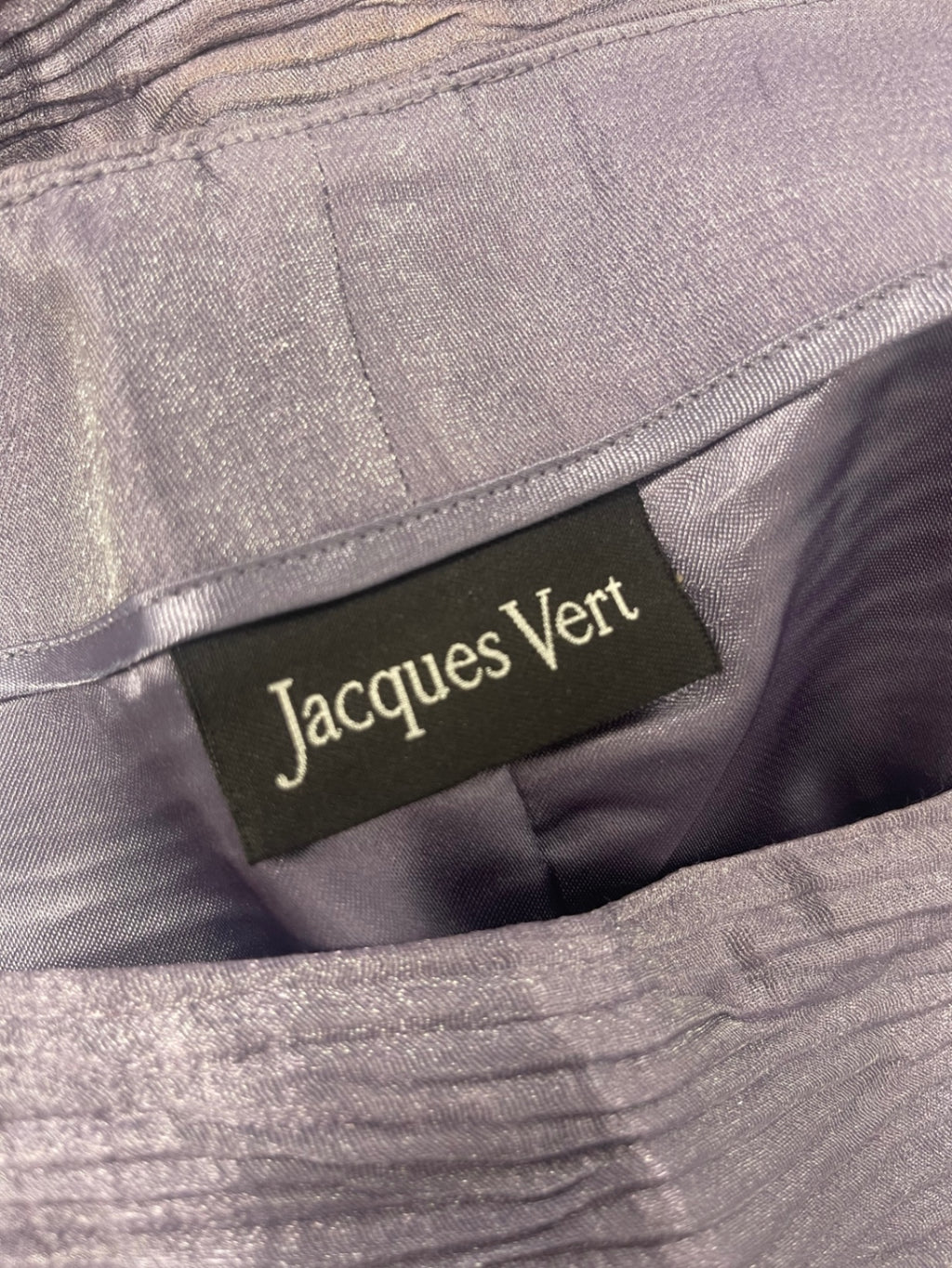 Fabulous Jacques Vert occasion MOB Suit UK22 Lilac Textured AS602