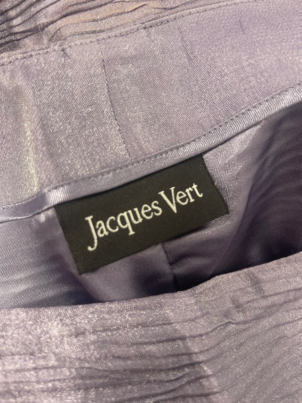 Fabulous Jacques Vert occasion MOB Suit UK22 Lilac Textured AS602