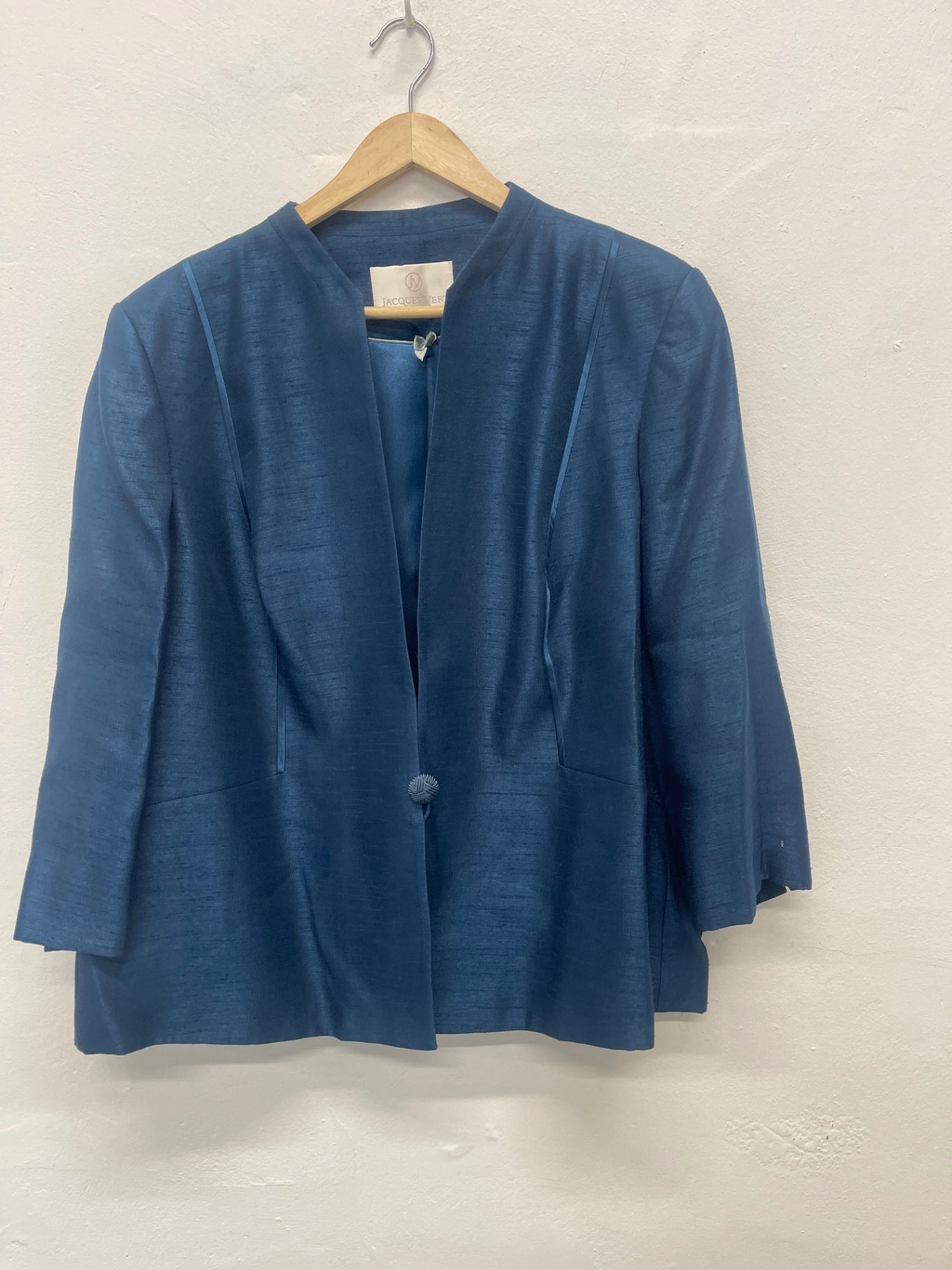 Fabulous Jacques Vert occasion jacket UK24 Blue AS602