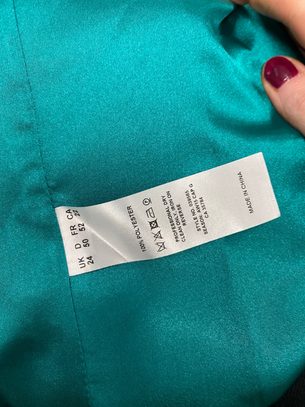 Fabulous Jacques Vert occasional MOB Party outfit UK24 Teal AS602