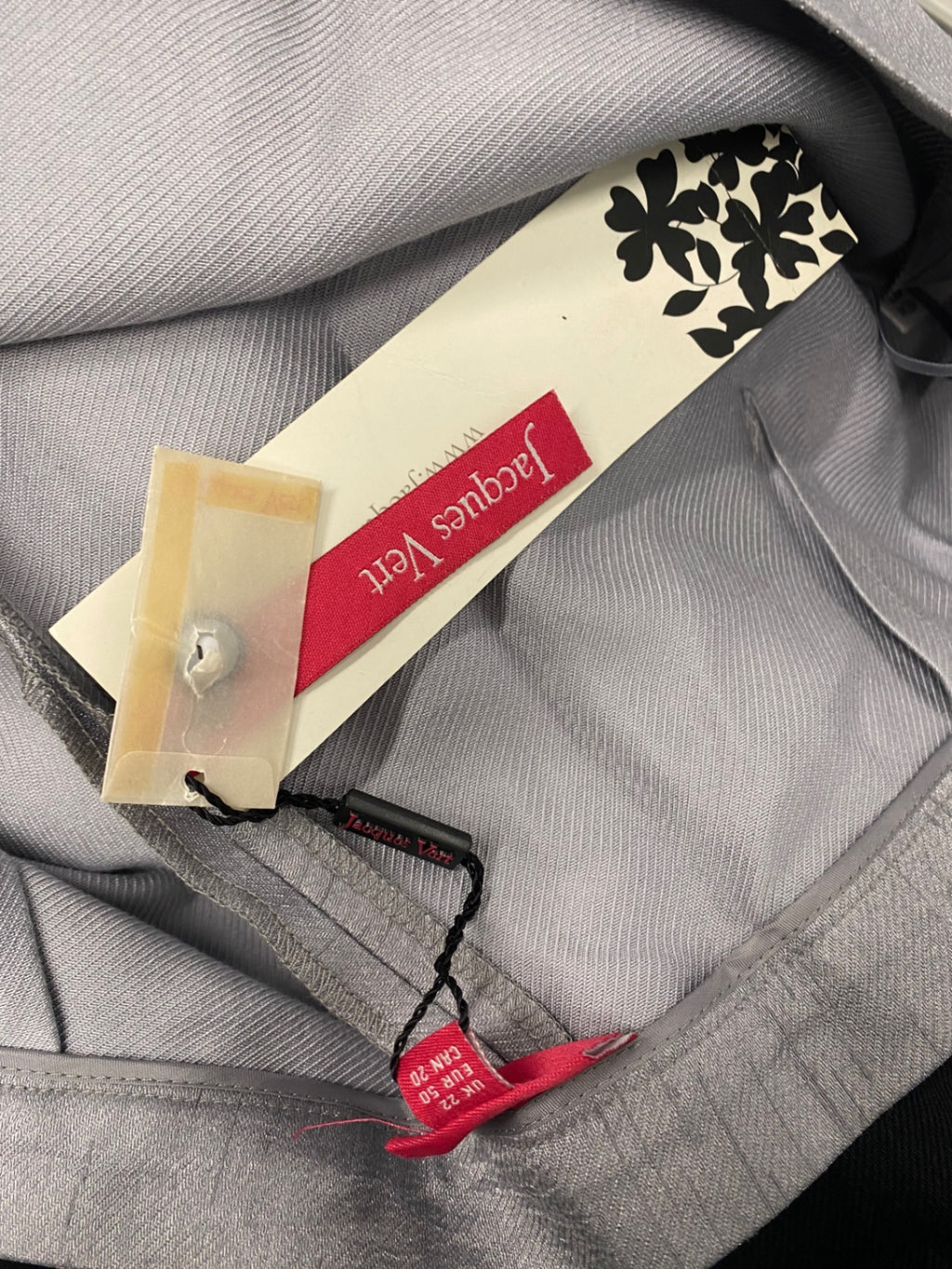 Fabulous Jacques Vert occasional trousers  UK22 Grey AS602