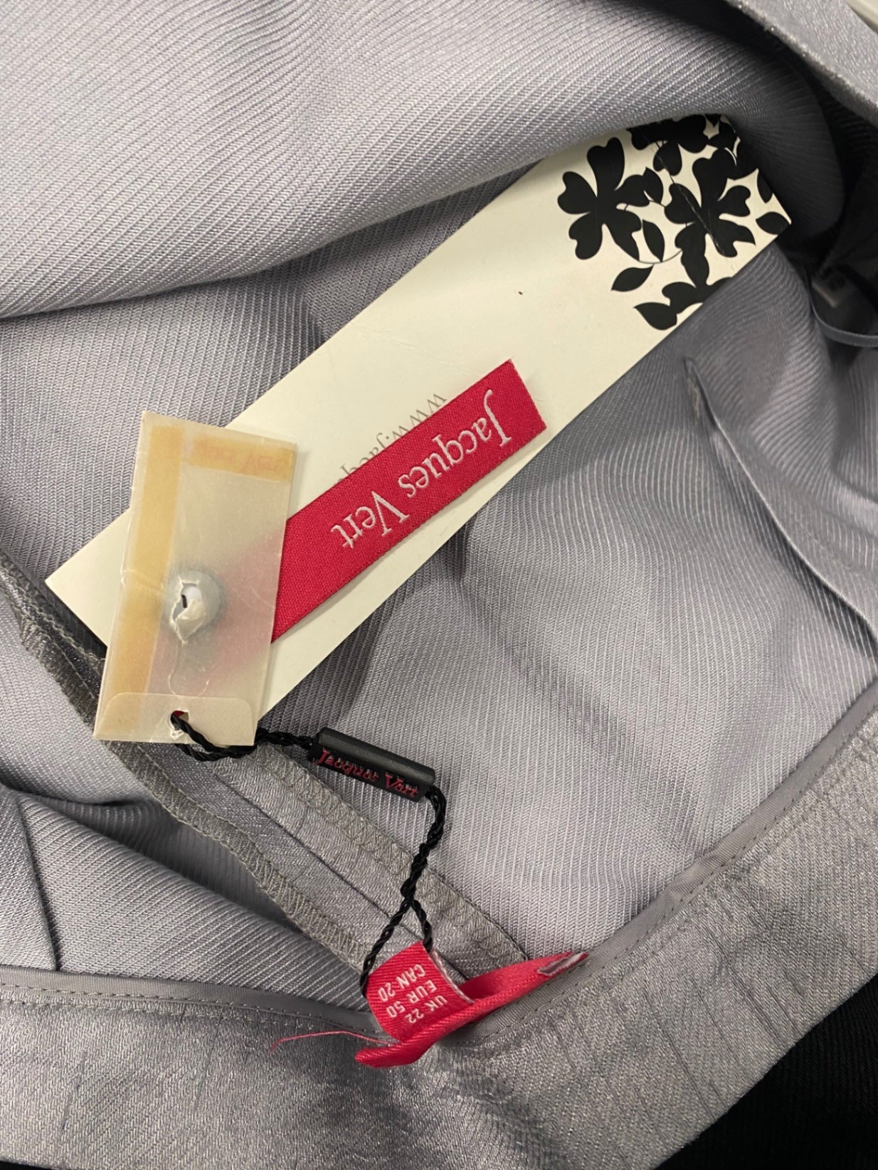 Fabulous Jacques Vert occasional trousers  UK22 Grey AS602
