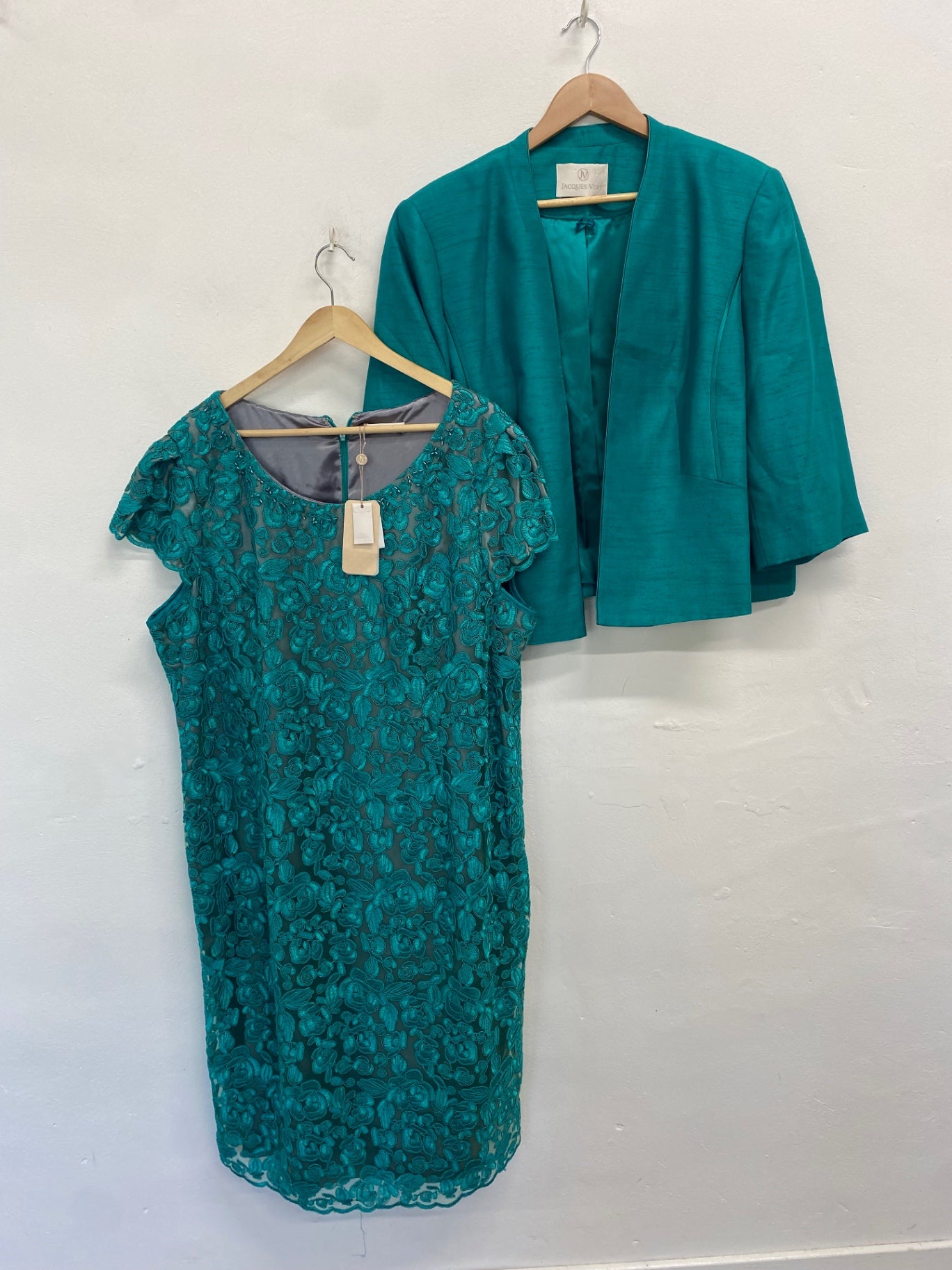Fabulous Jacques Vert occasional MOB Party outfit UK24 Teal AS602