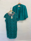 Fabulous Jacques Vert occasional MOB Party outfit UK24 Teal AS602