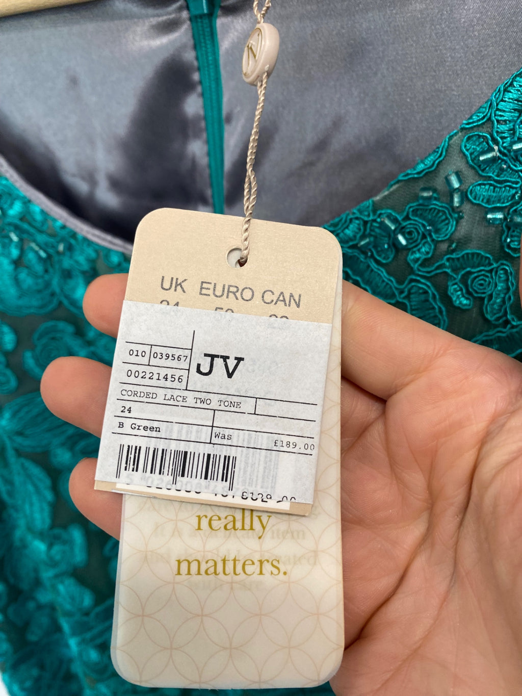 Fabulous Jacques Vert occasional MOB Party outfit UK24 Teal AS602