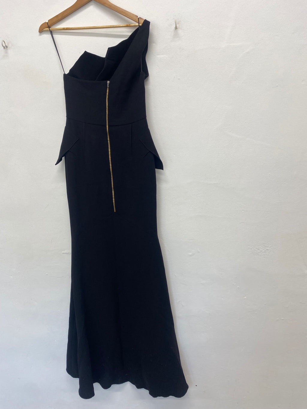 Fabulous NET-A-PORTER x Roland Mouret Evening Dress UK12 Black JW603
